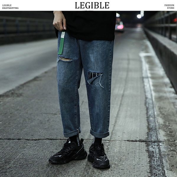 разборчиво man hip hop hole прокалывания джинсы mans 2020 summer 5xl high street denim шаровары мужской щиколоток штаны одежда, Blue
разборчиво man hip hop hole прокалывания джинсы mans 2020 summer 5xl high street denim шаровары мужской щиколоток штаны одежда, Blue