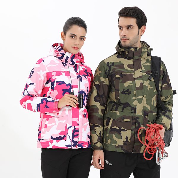 jacket heated winter men women hiking jackets camouflage hicken waterproof jacket outdoor camping climbing coat, Blue;black
jacket heated winter men women hiking jackets camouflage hicken waterproof jacket outdoor camping climbing coat, Blue;black