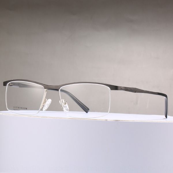2020 new aluminum magnesium half- myopia glasses glassesanti-blue radiation plain frame myopia optical glasses frame 6303, Silver
2020 new aluminum magnesium half- myopia glasses glassesanti-blue radiation plain frame myopia optical glasses frame 6303, Silver