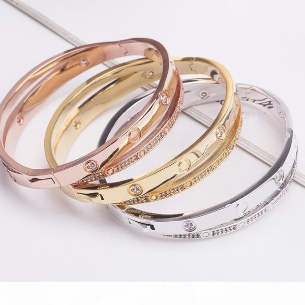 cubic zirconia paved double hoop bangle 18k yellow gold white rose gold plated bracelets for women, Black
cubic zirconia paved double hoop bangle 18k yellow gold white rose gold plated bracelets for women, Black