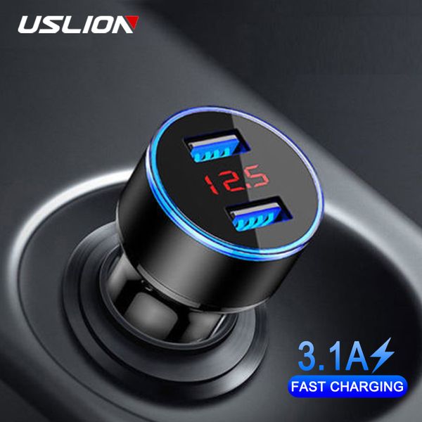 uslion universal 3.1a dual usb car charger led display fast charging mobile phone car-charger for iphone 11 samsung s10 xiaomi
uslion universal 3.1a dual usb car charger led display fast charging mobile phone car-charger for iphone 11 samsung s10 xiaomi