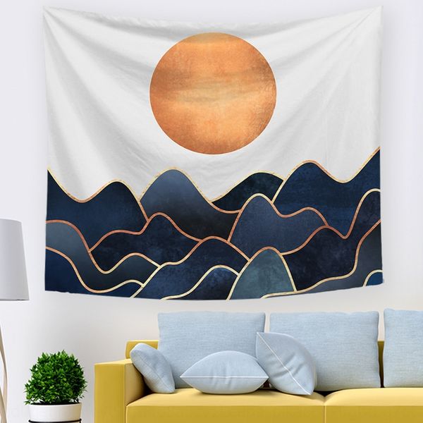 hand-painted sunset digital printing mural background wall tapestry mural wall hanging home home hanging cloth beach mat, Blue;gray
hand-painted sunset digital printing mural background wall tapestry mural wall hanging home home hanging cloth beach mat, Blue;gray