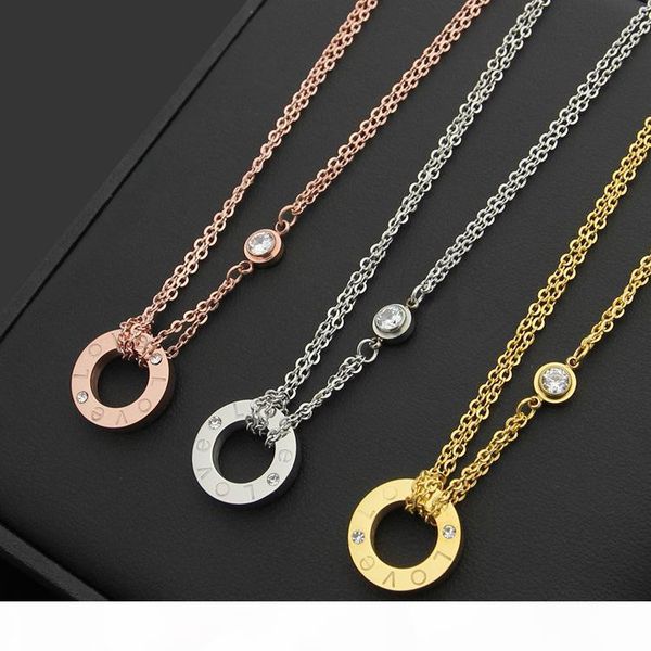 316l titanium steel with one round and diamond double layers chain in 40cm pendant necklace women jewelry wedding gift, Silver
316l titanium steel with one round and diamond double layers chain in 40cm pendant necklace women jewelry wedding gift, Silver