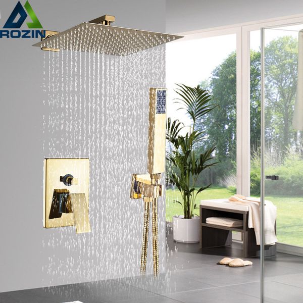 golden shower set 8/10/12 square rainfall shower faucet wall mount bathroom faucet concealed shower mixer set bathtub tap
golden shower set 8/10/12 square rainfall shower faucet wall mount bathroom faucet concealed shower mixer set bathtub tap