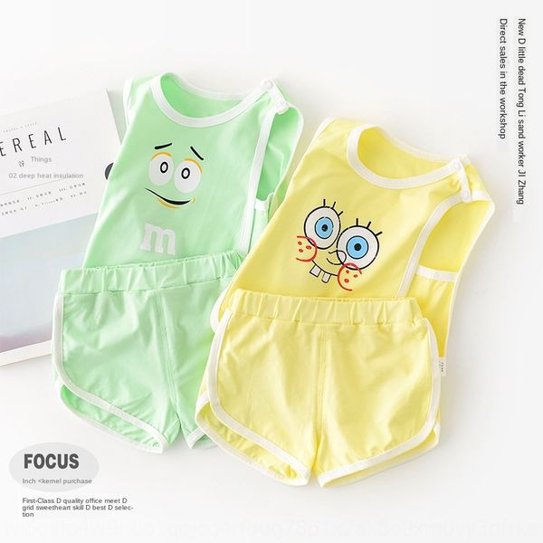 20 new male and female baby cartoon printed sleeveless and shorts + shorts cute cool two-piece set
20 new male and female baby cartoon printed sleeveless and shorts + shorts cute cool two-piece set
