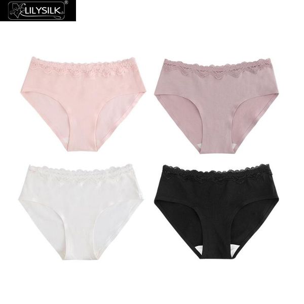 lilysilk panties 4 pack silk knitted underwear briefs lacy mulburry women female new ing, Black;pink
lilysilk panties 4 pack silk knitted underwear briefs lacy mulburry women female new ing, Black;pink