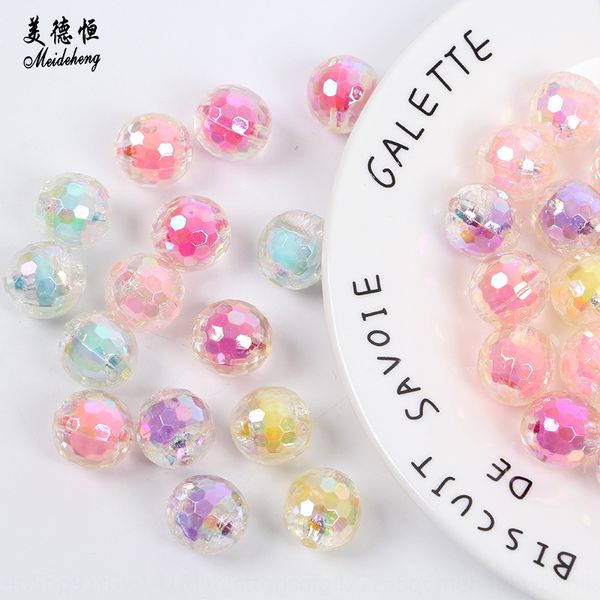 diy accessories acrylic straight hole colored earth diy bracelet round bracelet headdress loose beads material inner color beads, Silver
diy accessories acrylic straight hole colored earth diy bracelet round bracelet headdress loose beads material inner color beads, Silver