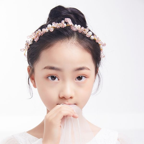 bride band head pink crystal children's hair band headwear floral headdress crown lace bow hair accessories formal dress accessories, Slivery;white
bride band head pink crystal children's hair band headwear floral headdress crown lace bow hair accessories formal dress accessories, Slivery;white