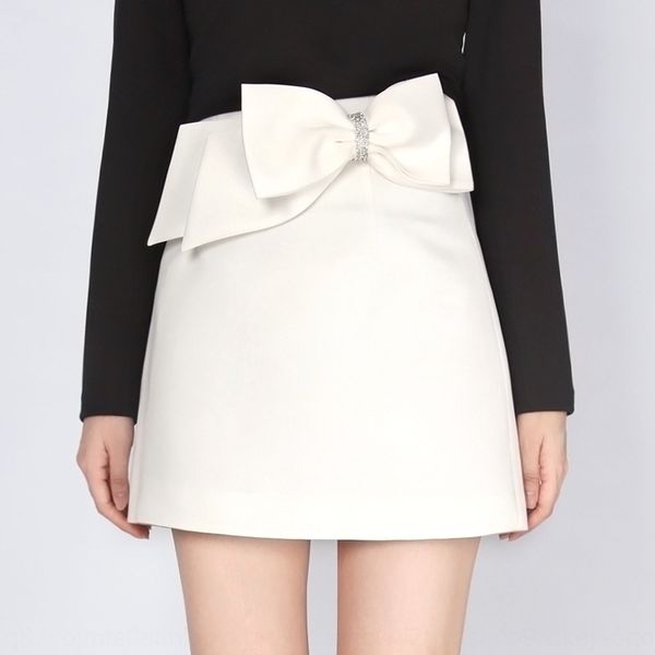 winter clothing 2019 new white a- line a- line butterfly skirt dress high waist nail bow all-match fashion slimming short skirt, Black
winter clothing 2019 new white a- line a- line butterfly skirt dress high waist nail bow all-match fashion slimming short skirt, Black