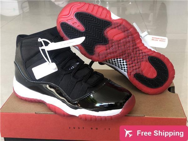 2020 authentic 11 high og bred basketball shoes men women 23 black white varsity red real carbon fiber outdoor sneakers with original box
2020 authentic 11 high og bred basketball shoes men women 23 black white varsity red real carbon fiber outdoor sneakers with original box