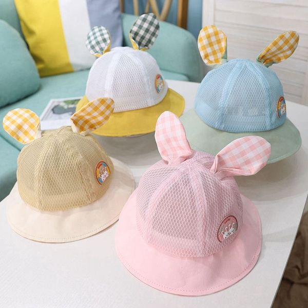girl's bucket bucket tu er fisherman fisherman's thin children's basin hat cute rabbit ear mesh breathable cute baby sun hat, Blue;gray
girl's bucket bucket tu er fisherman fisherman's thin children's basin hat cute rabbit ear mesh breathable cute baby sun hat, Blue;gray