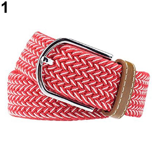 fashion men's women's casual canvas elastic waistbelt metal buckle knitted belt, Black;brown
fashion men's women's casual canvas elastic waistbelt metal buckle knitted belt, Black;brown