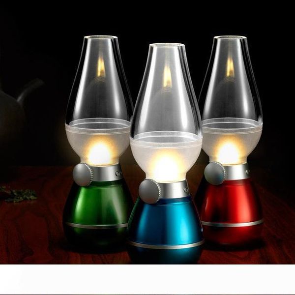 led retro lamp lamps novelty lighting usb rechargeable blowing kerosene adjustable blow on-off night light home
led retro lamp lamps novelty lighting usb rechargeable blowing kerosene adjustable blow on-off night light home