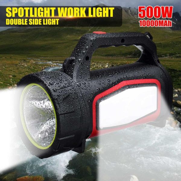 3500lm usb charging led work light torch 10000mah battery spotlight hand lamp camping lantern searchlight for hiking hunting
3500lm usb charging led work light torch 10000mah battery spotlight hand lamp camping lantern searchlight for hiking hunting