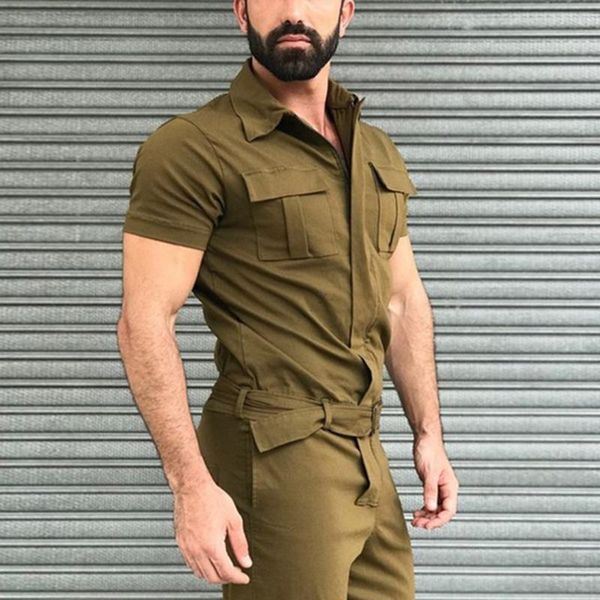 men's pants jumpsuits summer clothes 2021 casual lapel rompers jumpsuit zipper overalls one-piece workwear solid color male, Black
men's pants jumpsuits summer clothes 2021 casual lapel rompers jumpsuit zipper overalls one-piece workwear solid color male, Black