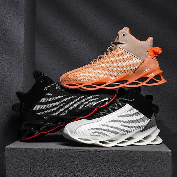 new luminous men's shoes high-basketball shoes breathable outdoor sports wear-resistant casual zapatos hombre, Black
new luminous men's shoes high-basketball shoes breathable outdoor sports wear-resistant casual zapatos hombre, Black