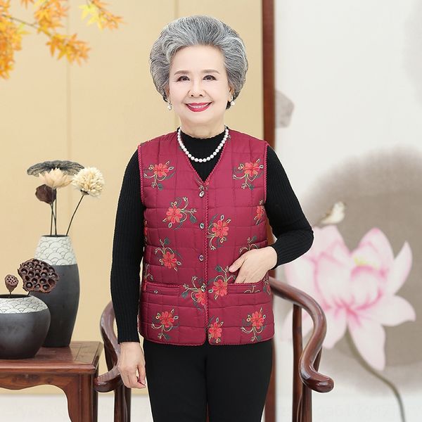 2019 бабушкина зимняя одежда vest vestwaistcoat тонкого основания пожилых женской одежды вниз хлопок лайнера хлопок жилет, Black;white
2019 бабушкина зимняя одежда vest vestwaistcoat тонкого основания пожилых женской одежды вниз хлопок лайнера хлопок жилет, Black;white