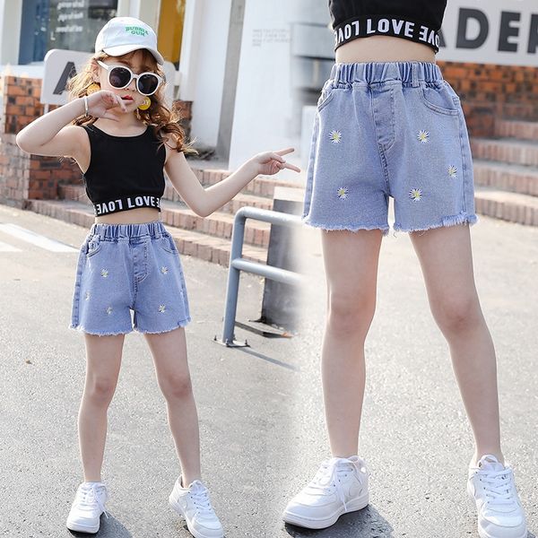 ckk88 children's wear girls small chrysanthemum denim shorts 2020 and children's wear jeans new style girls fashion burr jeans fas, Blue
ckk88 children's wear girls small chrysanthemum denim shorts 2020 and children's wear jeans new style girls fashion burr jeans fas, Blue