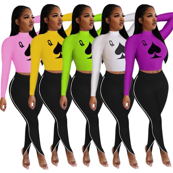 женщины tracksuit poker q с длинным рукавом crop топы + брюки две пьесы набор леггинсы осень повседневная лоскутная sportswear модные подход, White
женщины tracksuit poker q с длинным рукавом crop топы + брюки две пьесы набор леггинсы осень повседневная лоскутная sportswear модные подход, White