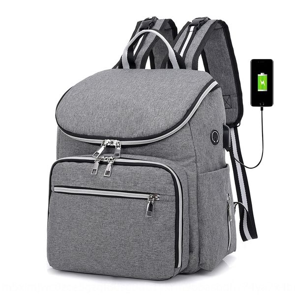 new mummy bag multi-functional large capacity portable water-proof mother and baby bag usb smart backpack backpack
new mummy bag multi-functional large capacity portable water-proof mother and baby bag usb smart backpack backpack