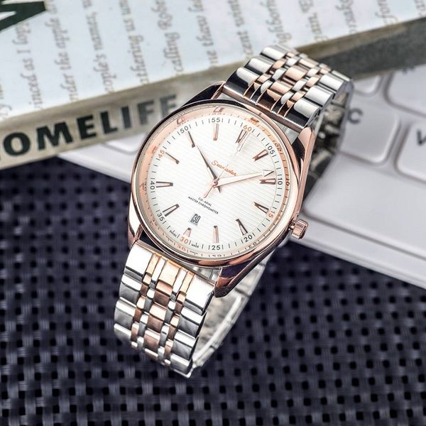 2021 new three needle series luxury mens watches quartz watch designer wristwatches brand fashion butterfly buckle steel strap, Slivery;brown
2021 new three needle series luxury mens watches quartz watch designer wristwatches brand fashion butterfly buckle steel strap, Slivery;brown