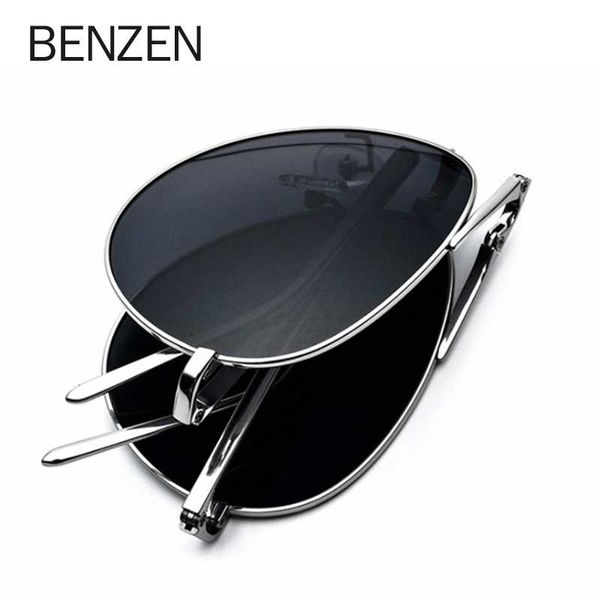 sunglasses benzen quality pure titanium folding men polarized sun glasses for driving classic pilot women oculos gafas 9362, White;black
sunglasses benzen quality pure titanium folding men polarized sun glasses for driving classic pilot women oculos gafas 9362, White;black