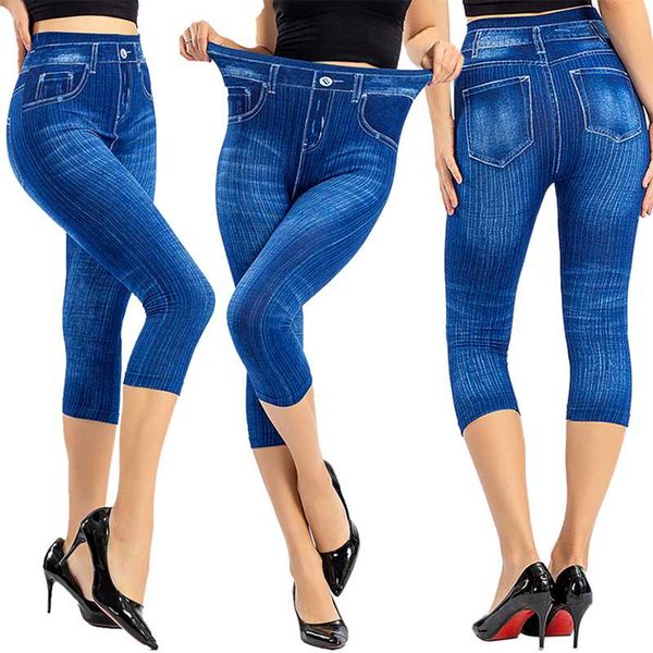 women denim print leggings fashion slim leggings faux jeans woman stretch printed short leggins pants summer breeches, Black
women denim print leggings fashion slim leggings faux jeans woman stretch printed short leggins pants summer breeches, Black