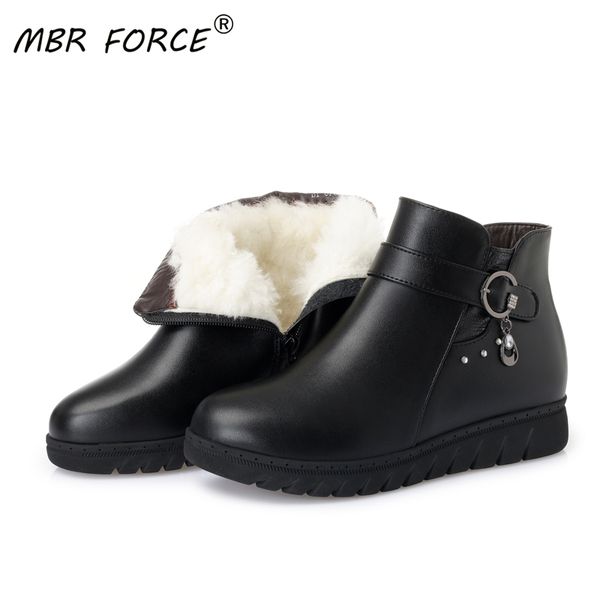 mbr force women boots new winter thick wool ankle boots elderly the large size 35-43 warm shoes woman high quality, Black
mbr force women boots new winter thick wool ankle boots elderly the large size 35-43 warm shoes woman high quality, Black