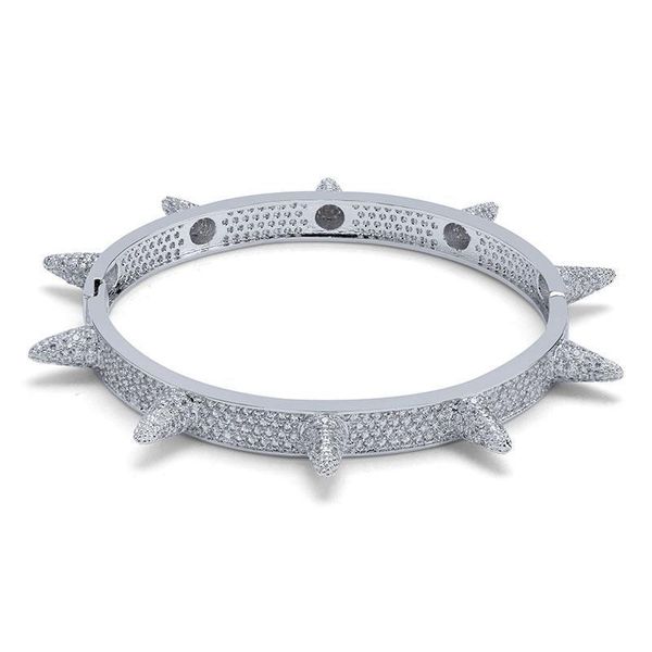 spikes rivet stud mens charm bracelets bangle iced out gold silver color bracelets hip hop/punk gothic bling jewelry, Black
spikes rivet stud mens charm bracelets bangle iced out gold silver color bracelets hip hop/punk gothic bling jewelry, Black