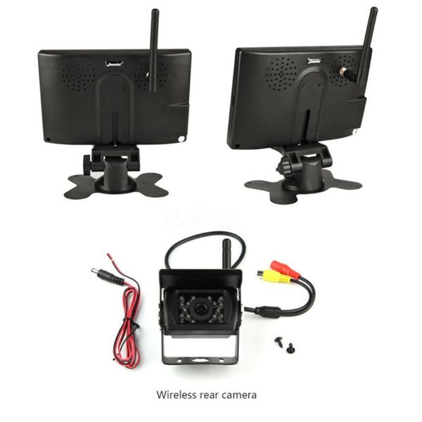 7\" car lcd monitor + waterproof 18 ir vehicle rear view kit reversing parking ba e7ca
7\" car lcd monitor + waterproof 18 ir vehicle rear view kit reversing parking ba e7ca