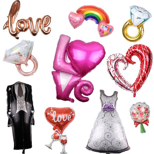 party decoration wedding theme balloon: balloon engagement day bride and groom love anniversary scene layout
party decoration wedding theme balloon: balloon engagement day bride and groom love anniversary scene layout