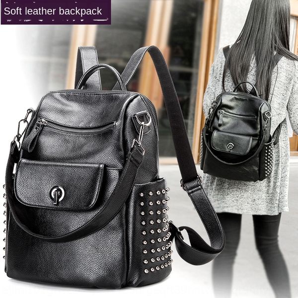 women's korean version backpack 2020 new soft leather women's backpack fashion large capacity multifunctional travel
women's korean version backpack 2020 new soft leather women's backpack fashion large capacity multifunctional travel