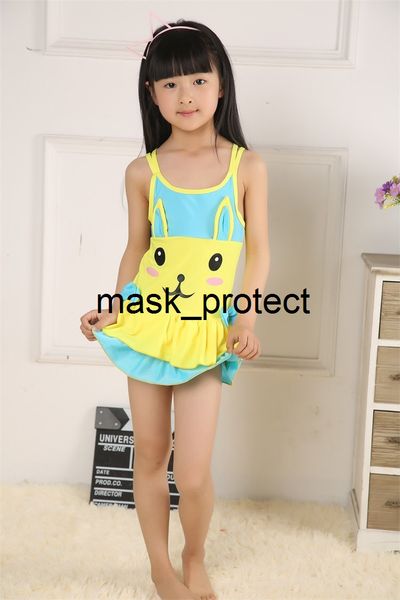 2020 new cute cartoon children's and girls' spring one-piece swimsuit, White;black
2020 new cute cartoon children's and girls' spring one-piece swimsuit, White;black