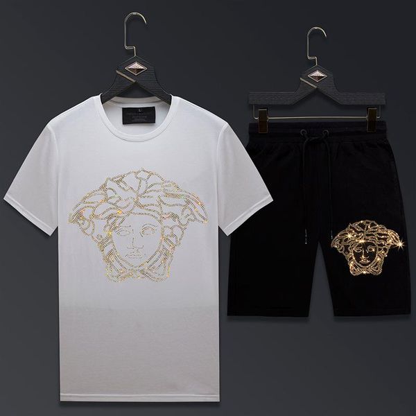 new mens fashion pattern print slim summer designer shorts sets mens short sleeve tshirts pants tracksuit, Gray
new mens fashion pattern print slim summer designer shorts sets mens short sleeve tshirts pants tracksuit, Gray