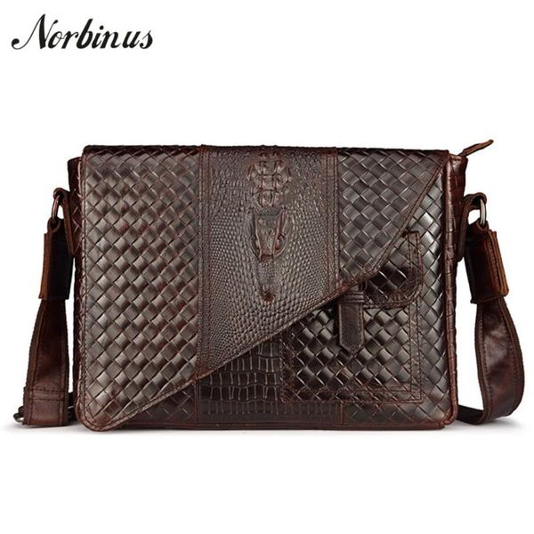 norbinus men shoulder bags genuine leather crocodile bag business messenger crossbody bags male leather handbags clutch for man
norbinus men shoulder bags genuine leather crocodile bag business messenger crossbody bags male leather handbags clutch for man