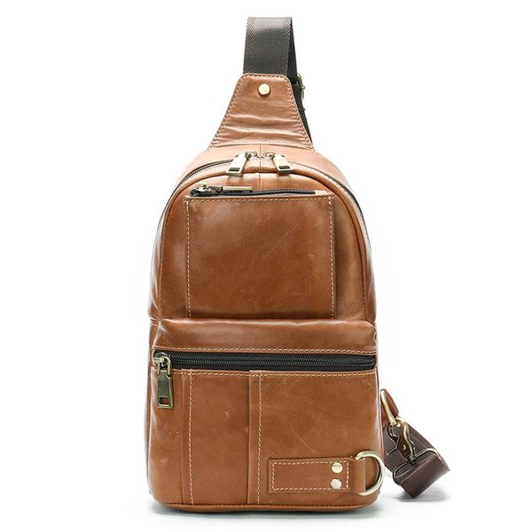 retro chestpack outdoor crossbite chest bag large capacity leather man's single shoulder bag with built-in zipper pouch, earphone hole
retro chestpack outdoor crossbite chest bag large capacity leather man's single shoulder bag with built-in zipper pouch, earphone hole