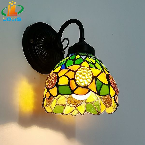 wall lamp 6" tiffany led sconces stained glass corridor light sunflower mirror front e26 110v gallery lights passage
wall lamp 6" tiffany led sconces stained glass corridor light sunflower mirror front e26 110v gallery lights passage