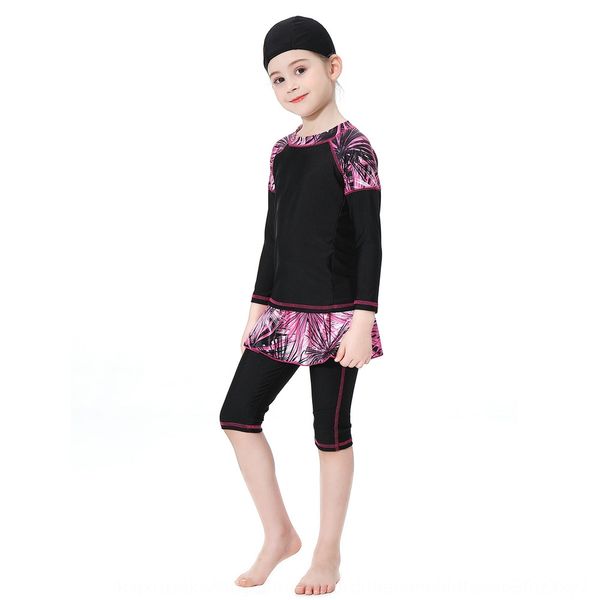 new muslim conservative children's wear parent-child clothing swim printed children's clothing conservative suit swimsuit h2, Black
new muslim conservative children's wear parent-child clothing swim printed children's clothing conservative suit swimsuit h2, Black