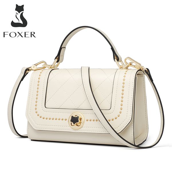 foxer brand women's luxury cowhide casual bag plaid female small shoulder handle bag fashion ladies commute messenger totes
foxer brand women's luxury cowhide casual bag plaid female small shoulder handle bag fashion ladies commute messenger totes