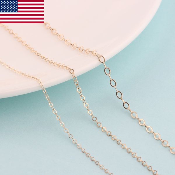 14k gold-covered flat o diy necklace bracelet necklacecrimping flash o chain diy semi-finished necklace bracelet loose chain, Silver
14k gold-covered flat o diy necklace bracelet necklacecrimping flash o chain diy semi-finished necklace bracelet loose chain, Silver