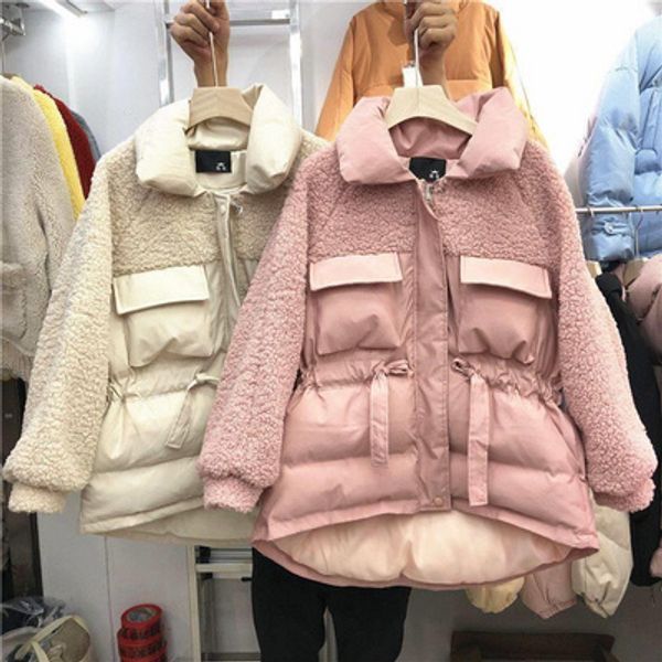 new fashion women autumn winter loose jackets coats vintage warm female lamb wool parkas casual street lady korean outwears, Black
new fashion women autumn winter loose jackets coats vintage warm female lamb wool parkas casual street lady korean outwears, Black
