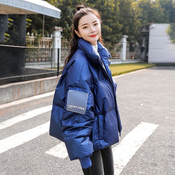 2020 winter jacket women new shiny loose short women's bread coat warm women parka jacket fashion wild women's clothing, Black
2020 winter jacket women new shiny loose short women's bread coat warm women parka jacket fashion wild women's clothing, Black