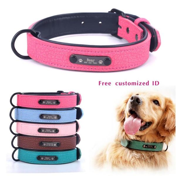 personalized pet collar durable leather customized puppy name plate adjustable engraving basic leather cat dog collars
personalized pet collar durable leather customized puppy name plate adjustable engraving basic leather cat dog collars