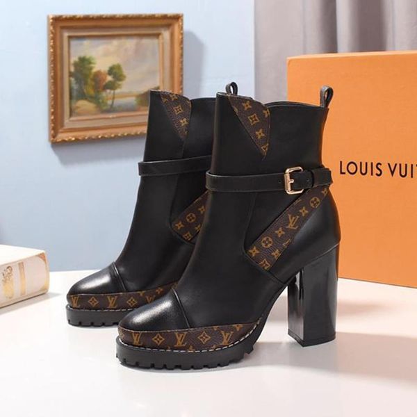 women shoes chunky heel luxury fashion boots winter lady booties bottes femmes star trail ankle boot womens shoes fashion chaussures hommes, Black
women shoes chunky heel luxury fashion boots winter lady booties bottes femmes star trail ankle boot womens shoes fashion chaussures hommes, Black
