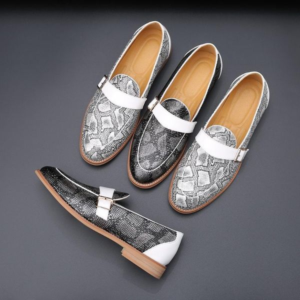 errfc new arrival mens casual boat shoes fashion snake print leisure man white wedding shoes groom party plus size 38-48 zapatos, Black
errfc new arrival mens casual boat shoes fashion snake print leisure man white wedding shoes groom party plus size 38-48 zapatos, Black