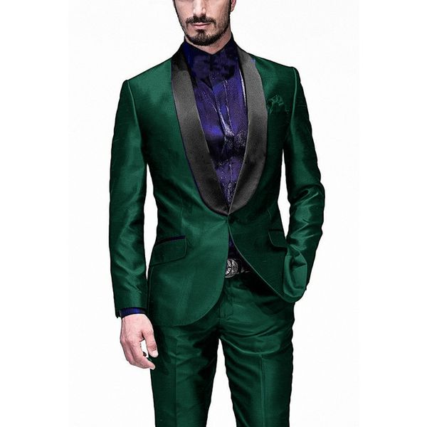 men's suits & blazers style men shiny green groom tuxedos shawl black lapel groomsmen 2 pieces wedding man ( jacket+pants+tie ) c989, White;black
men's suits & blazers style men shiny green groom tuxedos shawl black lapel groomsmen 2 pieces wedding man ( jacket+pants+tie ) c989, White;black