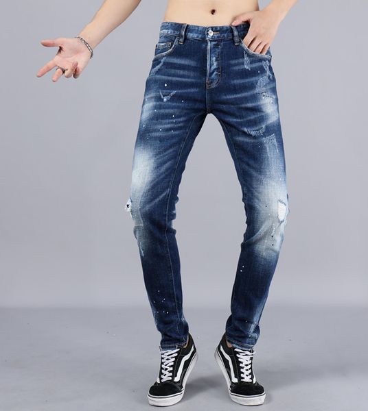 new european and american tattered denim trousers in 2020 designed by fashion masters, available in a variety of colors, Blue
new european and american tattered denim trousers in 2020 designed by fashion masters, available in a variety of colors, Blue