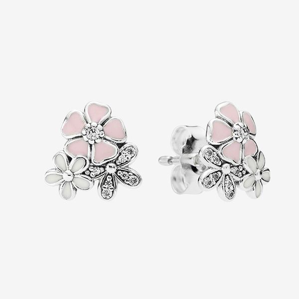 pink flowers stud earrings beautiful women girls gift jewelry with original box for pandora 925 sterling silver cz diamond earring set, Golden;silver
pink flowers stud earrings beautiful women girls gift jewelry with original box for pandora 925 sterling silver cz diamond earring set, Golden;silver