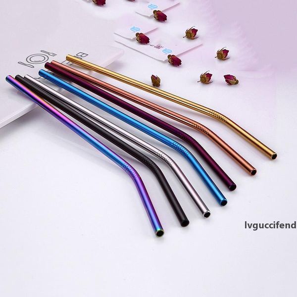 stainless steel drinking straws colorful bend straight straw reusable metal straw home party bar accessories 21.5cm
stainless steel drinking straws colorful bend straight straw reusable metal straw home party bar accessories 21.5cm
