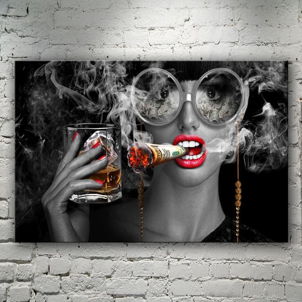 fashion beauty smoking woman with glasses painting posters scandinavian wall art picture for living room home decor (no frame
fashion beauty smoking woman with glasses painting posters scandinavian wall art picture for living room home decor (no frame
